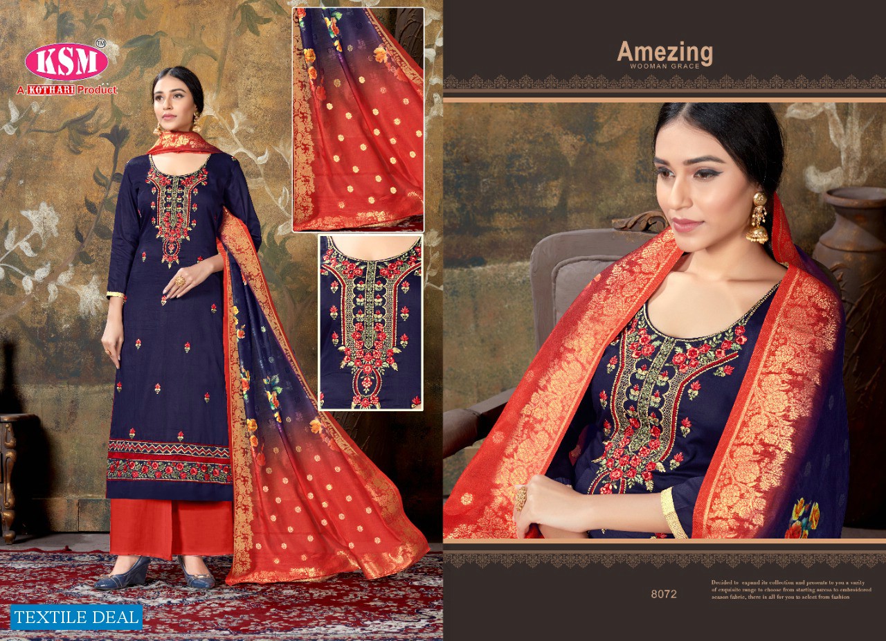 KSM Navya Wedding Cotton Designer Salwar Kameez