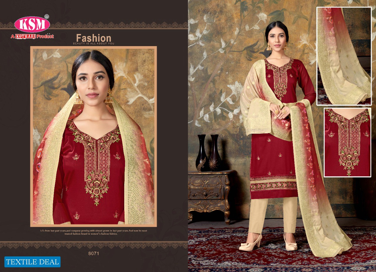 KSM Navya Wedding Cotton Designer Salwar Kameez