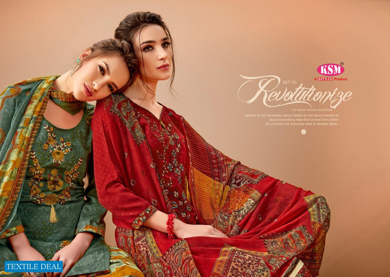 KSM Patiyala Queen Wholesale Pashmina Winter Collection