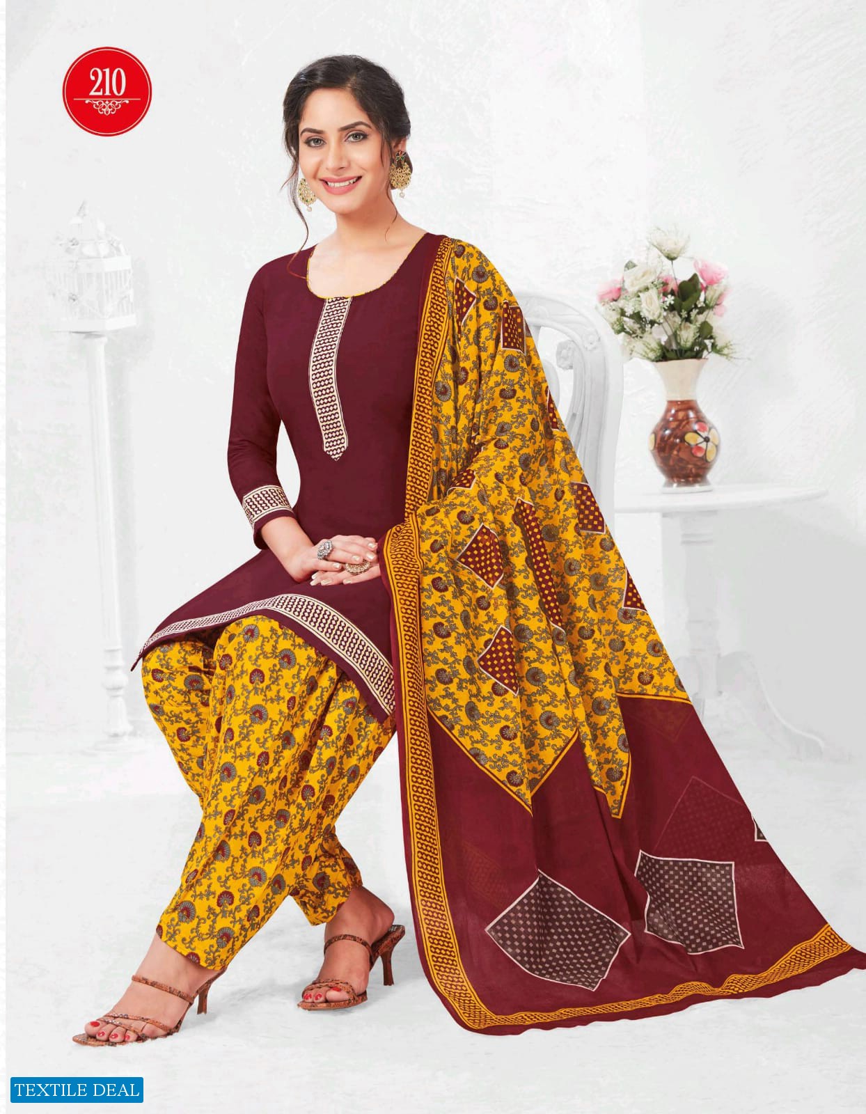 KUBER GEET PATIYALA VOL 2 COTTON UNSTITCHED LADIES DRESS CATALOG BY BAALAR