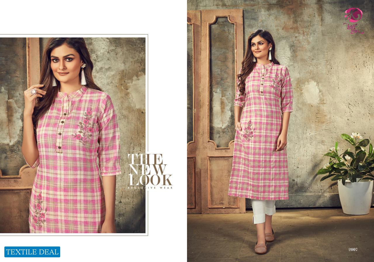 KURTI TIMES AAYNA COTTON HANDWORK SIMPLE LADIES KURTIS