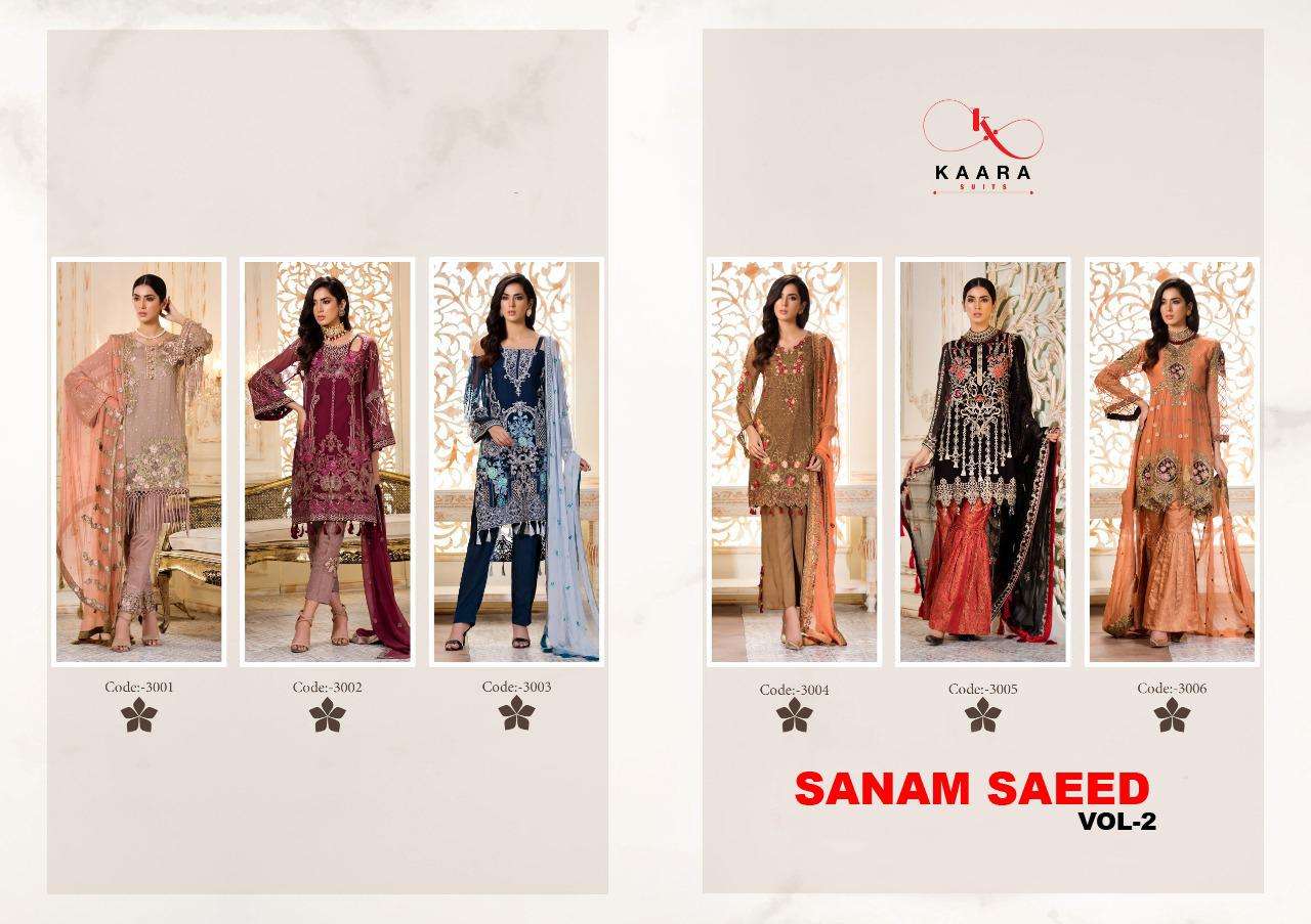 Kaara Sanam Saeed Vol-2 Wholesale Pakistani Concept Dress