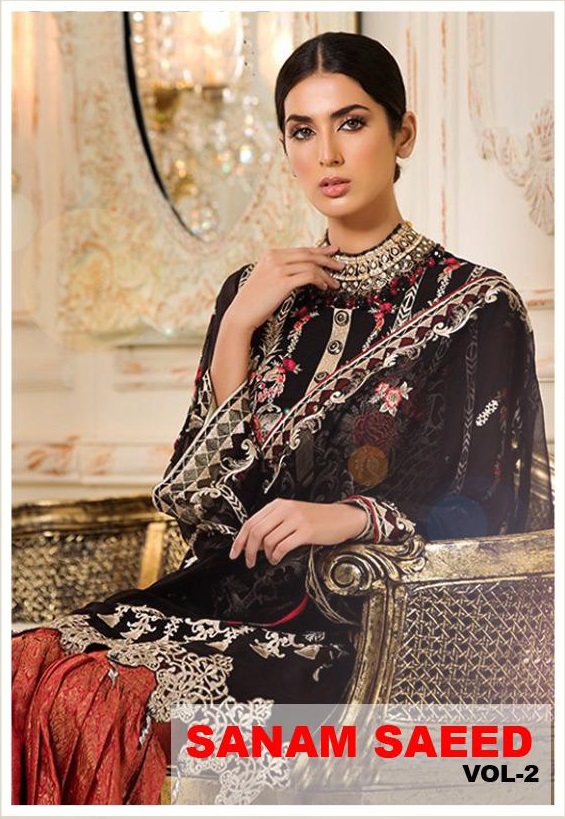 Kaara Sanam Saeed Vol-2 Wholesale Pakistani Concept Dress