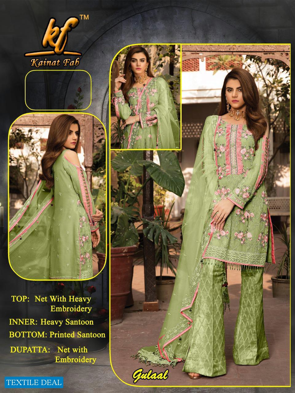 Kainat Fab Gulaal Wholesale heavy Pakistani Concept Dress