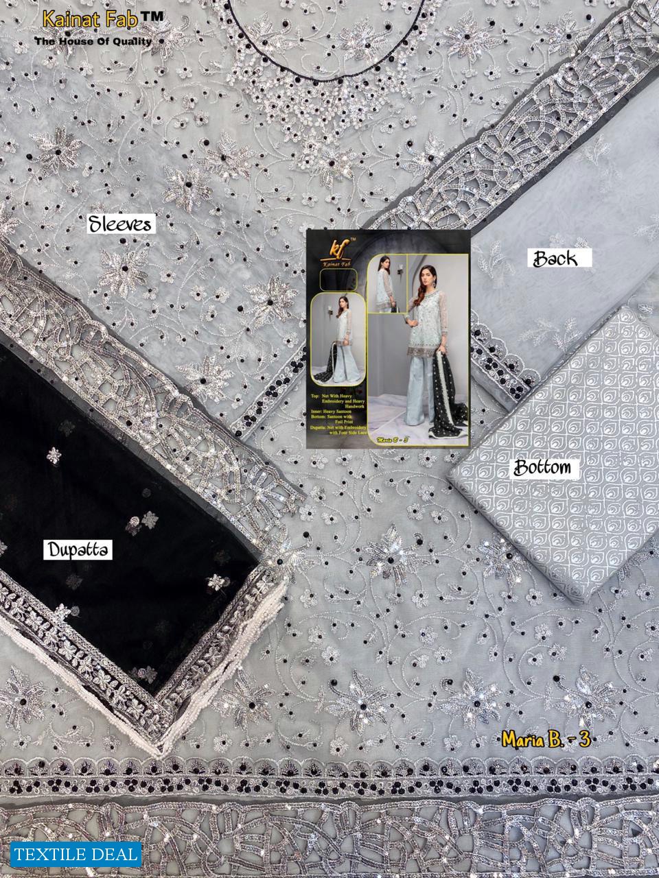 Kainat Fab Maria B-3 Wholesale Shopping Pakistani Concept Dresses