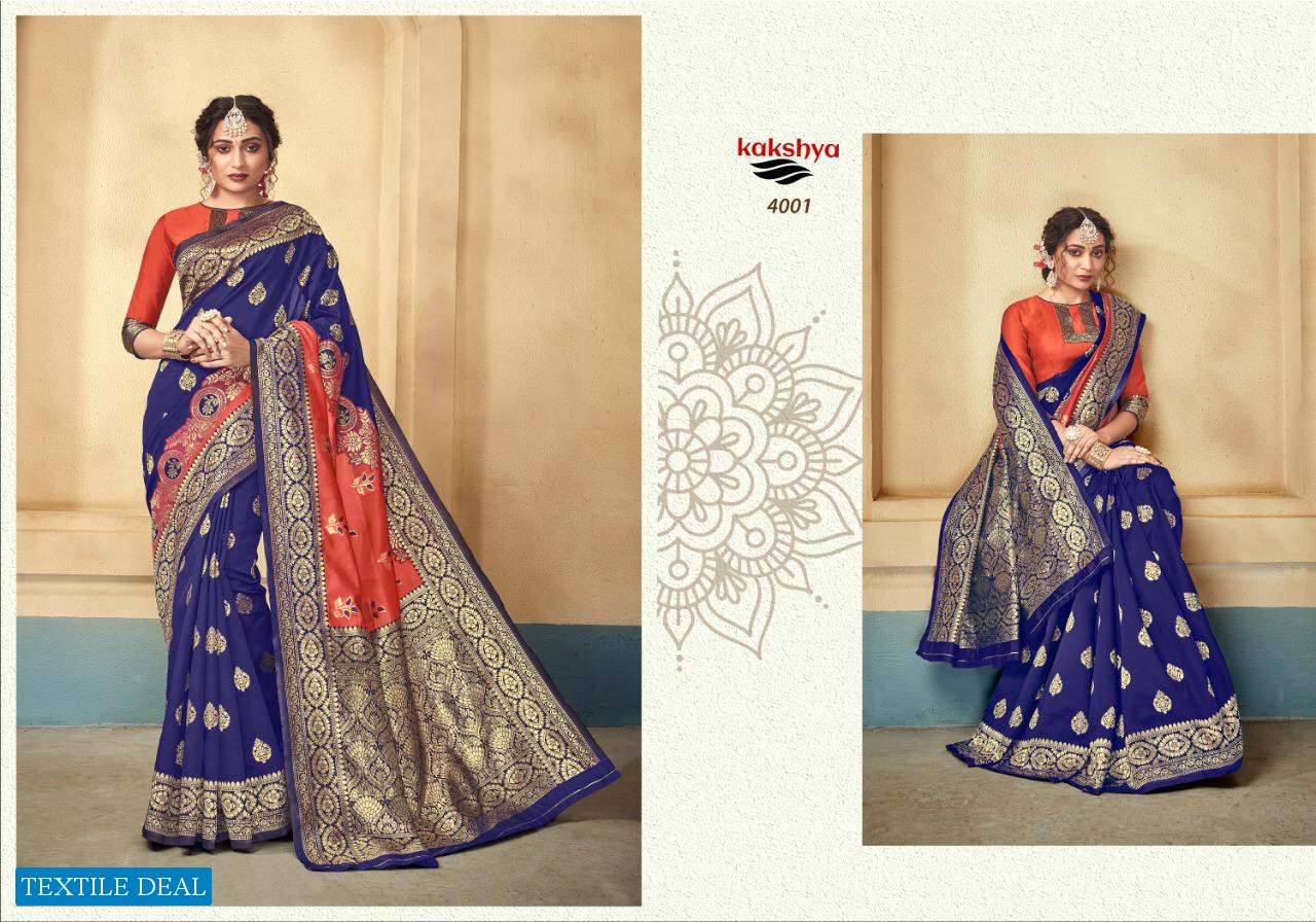Kakshya Aahana Wholesale Lichi Silk Ethnic Sarees