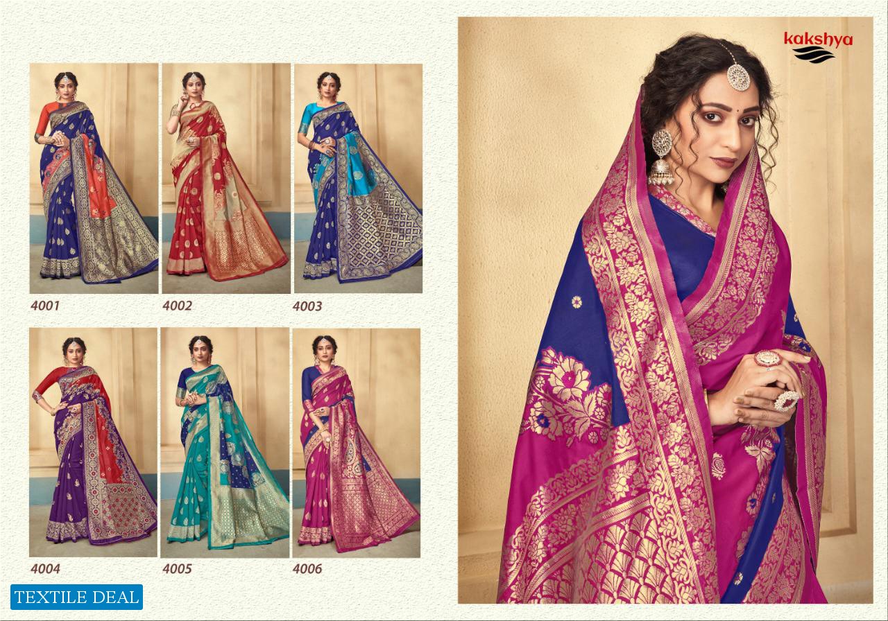 Kakshya Aahana Wholesale Lichi Silk Ethnic Sarees