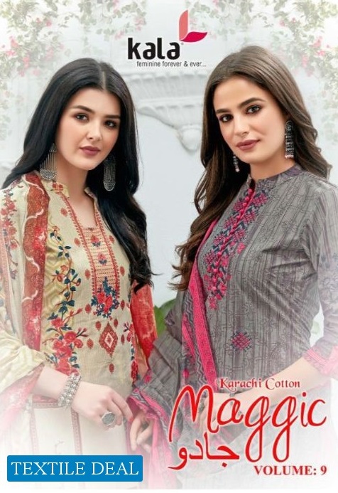 Kala Magic Vol-9 Bulk Shopping Ladies Dress Material