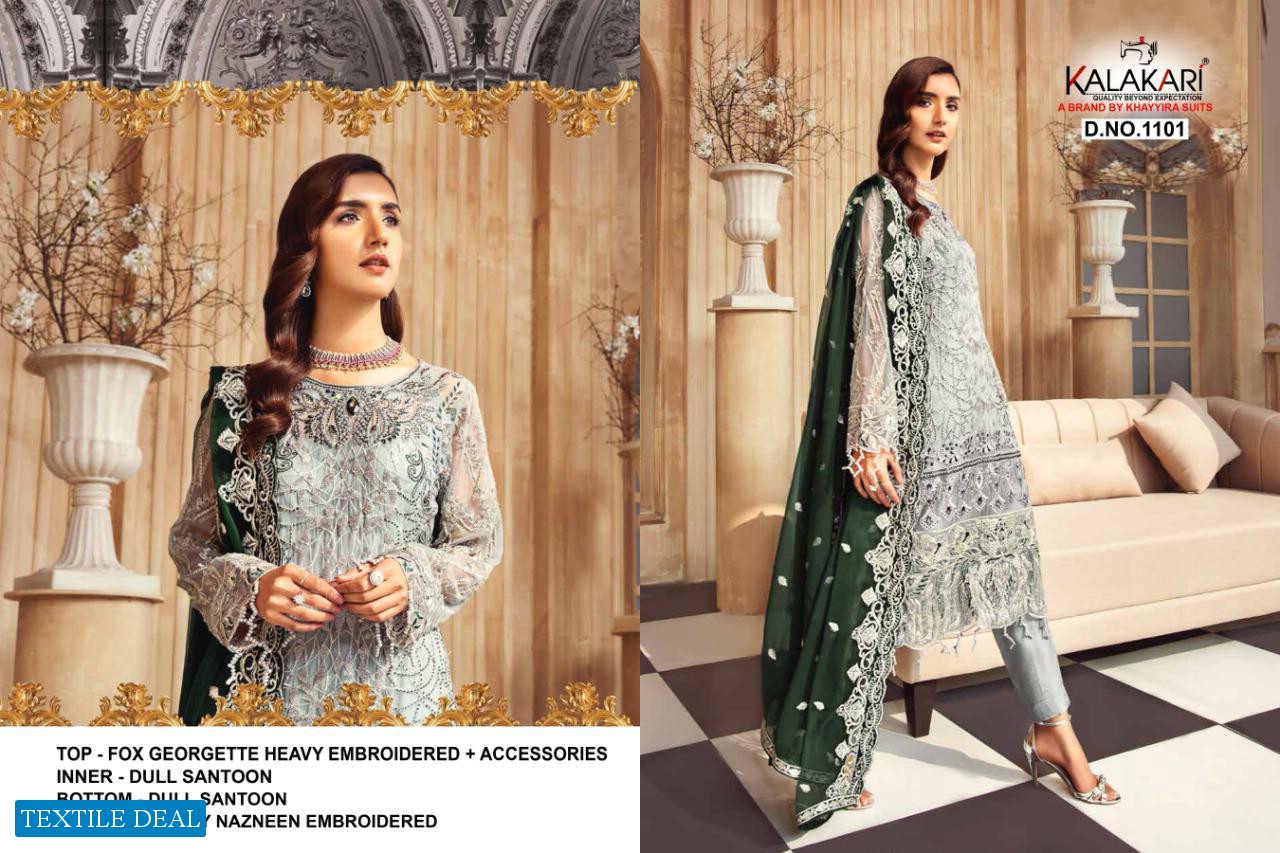 Kalakari Zeenat Wholesale Embroidered Pakistani Concept Dress