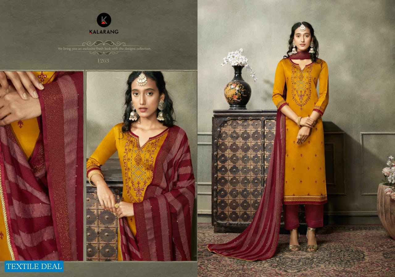 Kalarang Saloni Wholesale Indian Ladies Dress Material