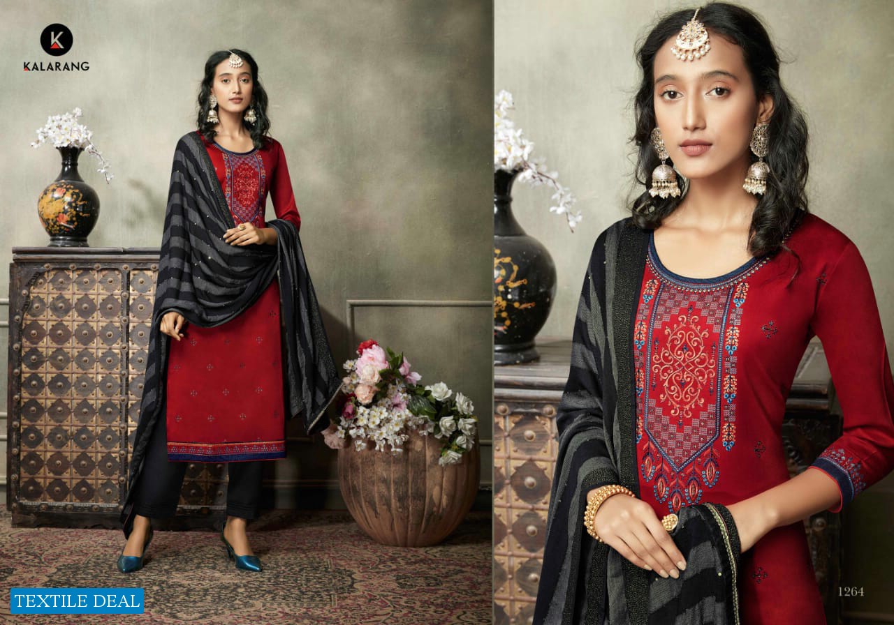 Kalarang Saloni Wholesale Indian Ladies Dress Material