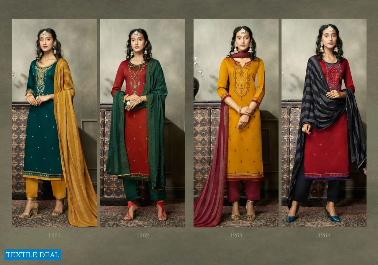 Kalarang Saloni Wholesale Indian Ladies Dress Material