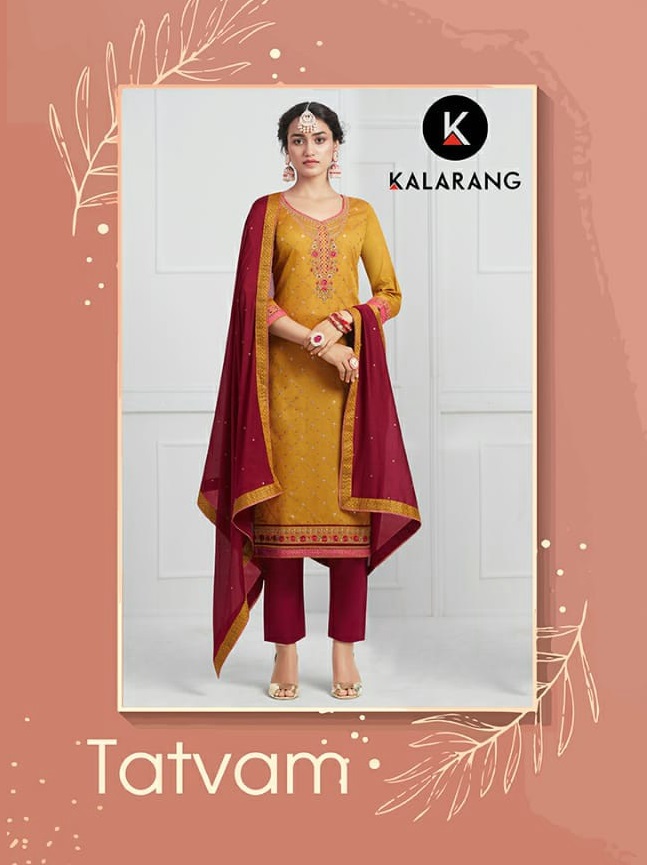 Kalarang Tatvam Wholesale Jam Silk Dress Material