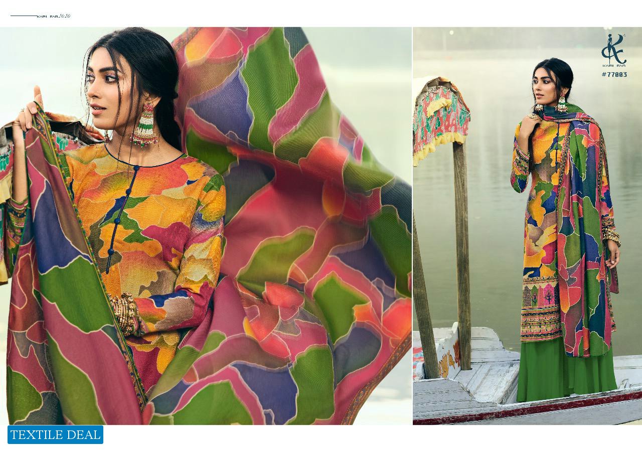 Kapil Fab Aazeen Wholesale Pashmina Winter Dress material