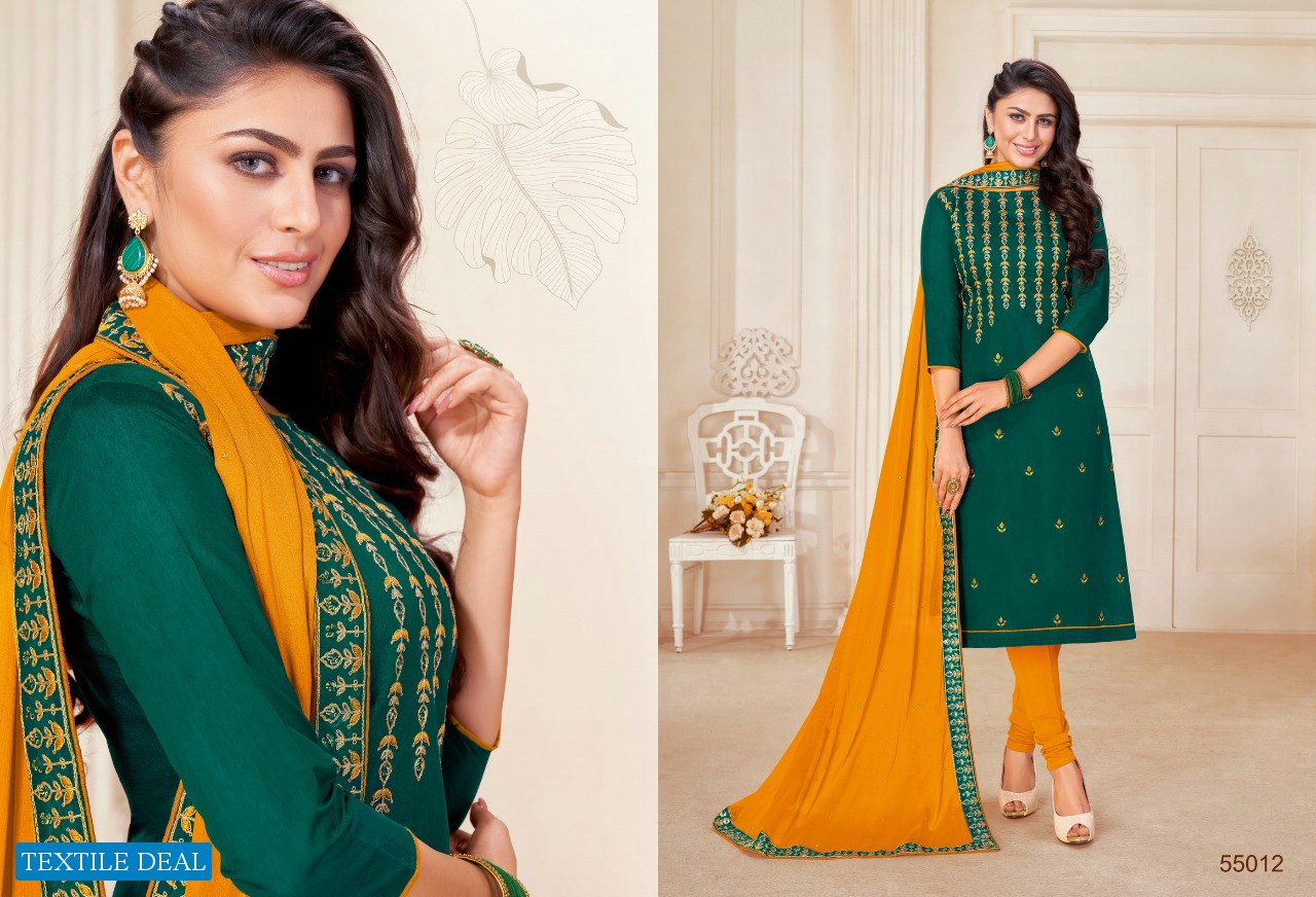Kapil Tex Goldcoin Wholesale Modal Silk Dress Material