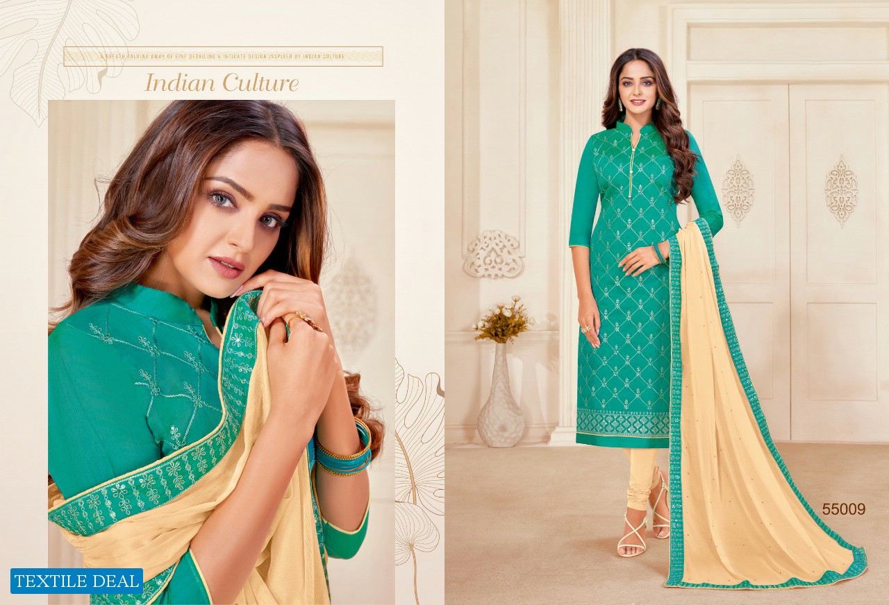 Kapil Tex Goldcoin Wholesale Modal Silk Dress Material