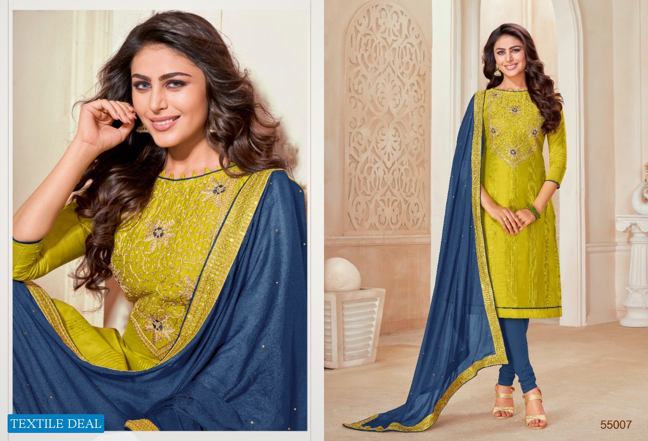 Kapil Tex Goldcoin Wholesale Modal Silk Dress Material