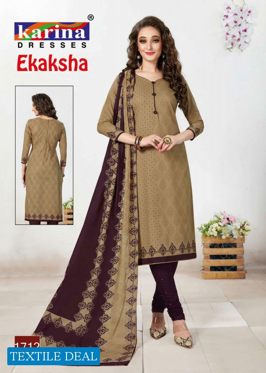 Karina Ekaksha Vol-17 Wholesale Formal Dress Material