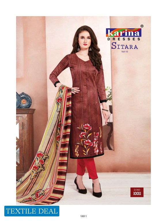 Karina Sitara Vol-10 Wholesale Formal Dress Material