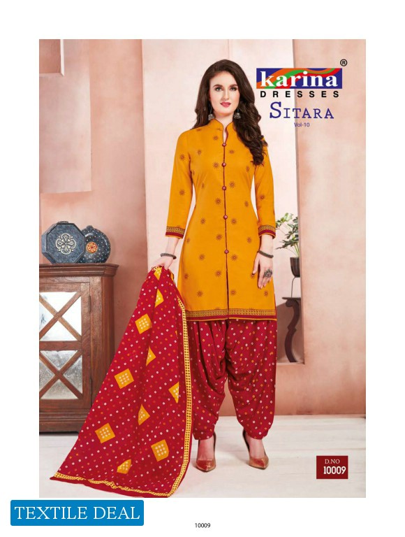 Karina Sitara Vol-10 Wholesale Formal Dress Material