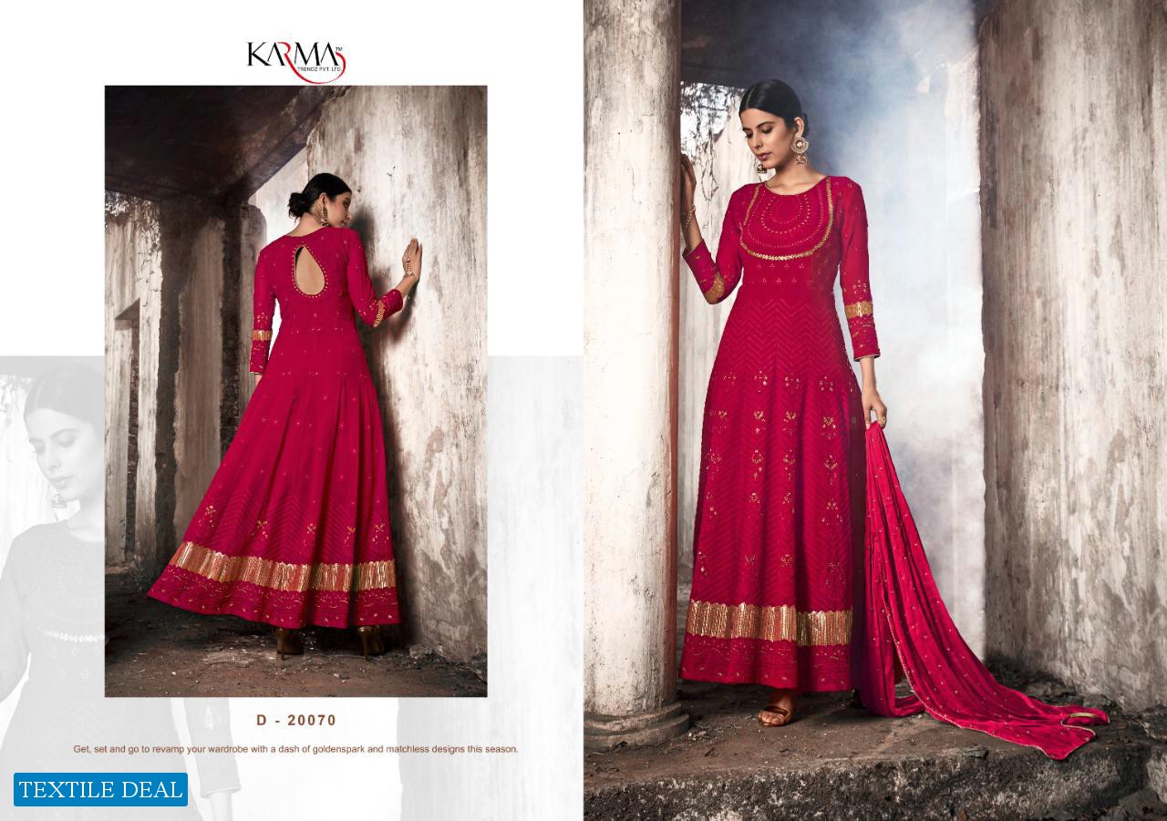 Karma 20070 Series Wholesale Shopping Designer Ethnic Sarees