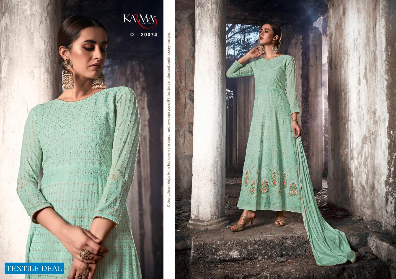 Karma 20070 Series Wholesale Shopping Designer Ethnic Sarees