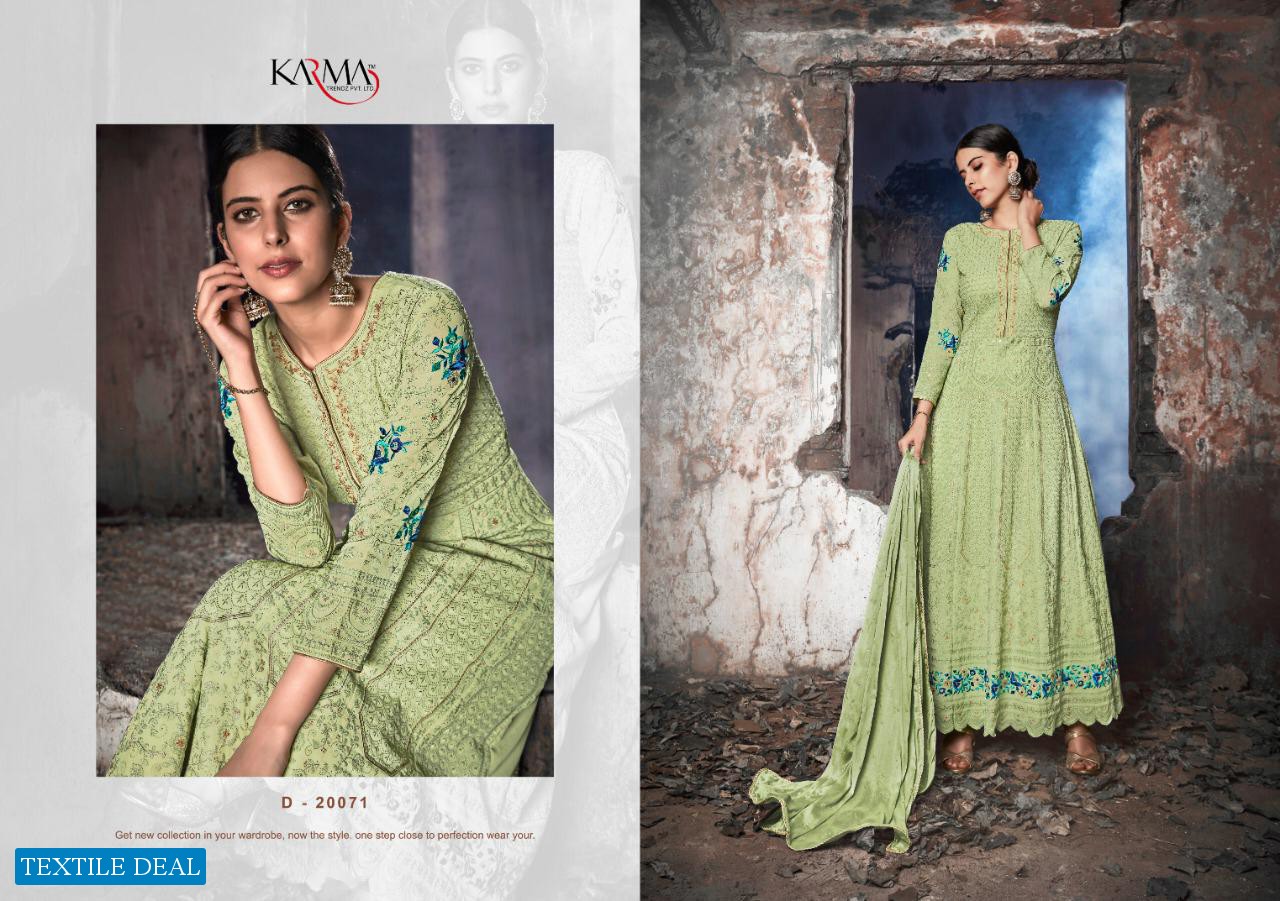 Karma 20070 Series Wholesale Shopping Designer Ethnic Sarees