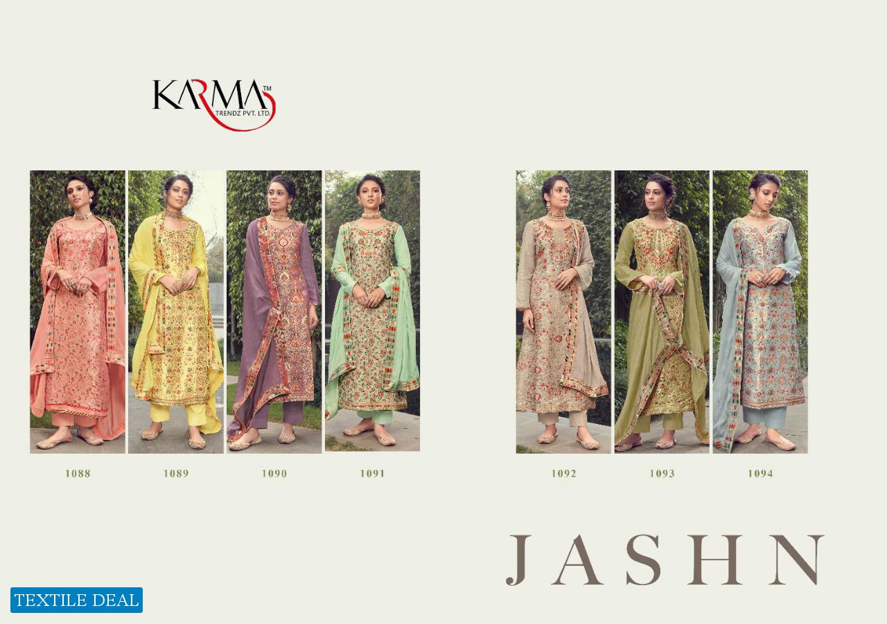 Karma Jashn Wholesale Pure Fabrics Salwar Kameez