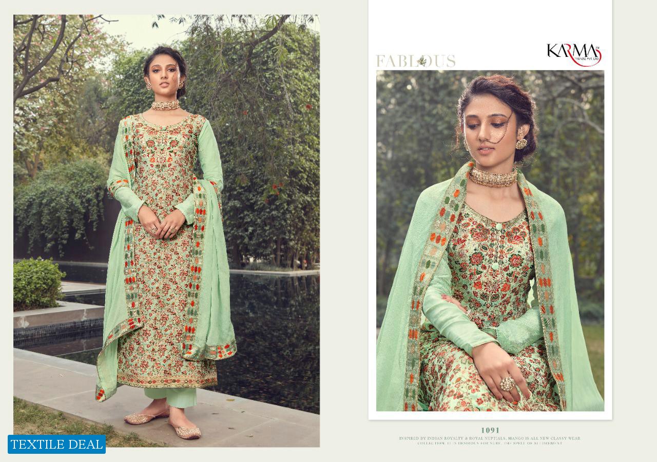 Karma Jashn Wholesale Pure Fabrics Salwar Kameez