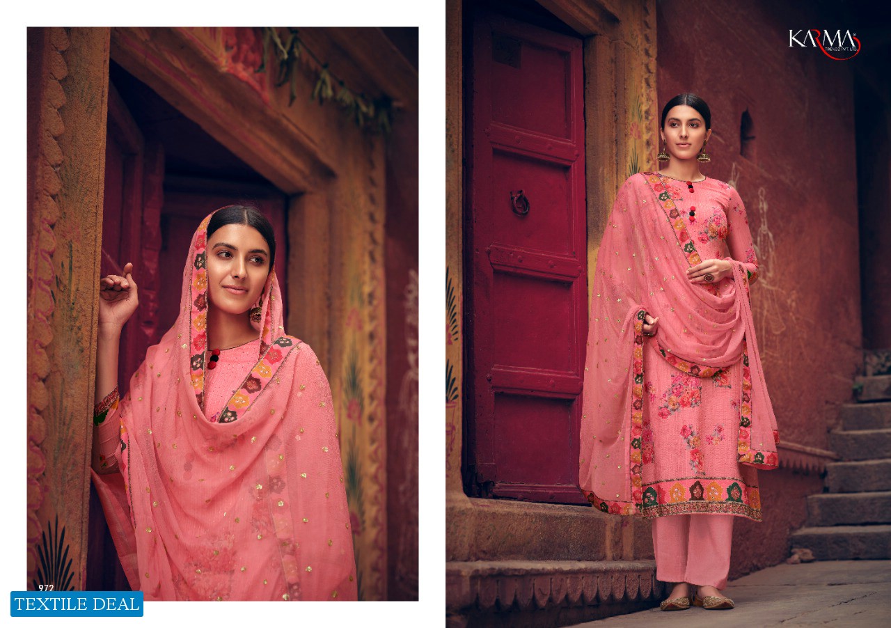 Karma Lamhaa 972 Series Wholesale Pure Cotton Salwar Kameez