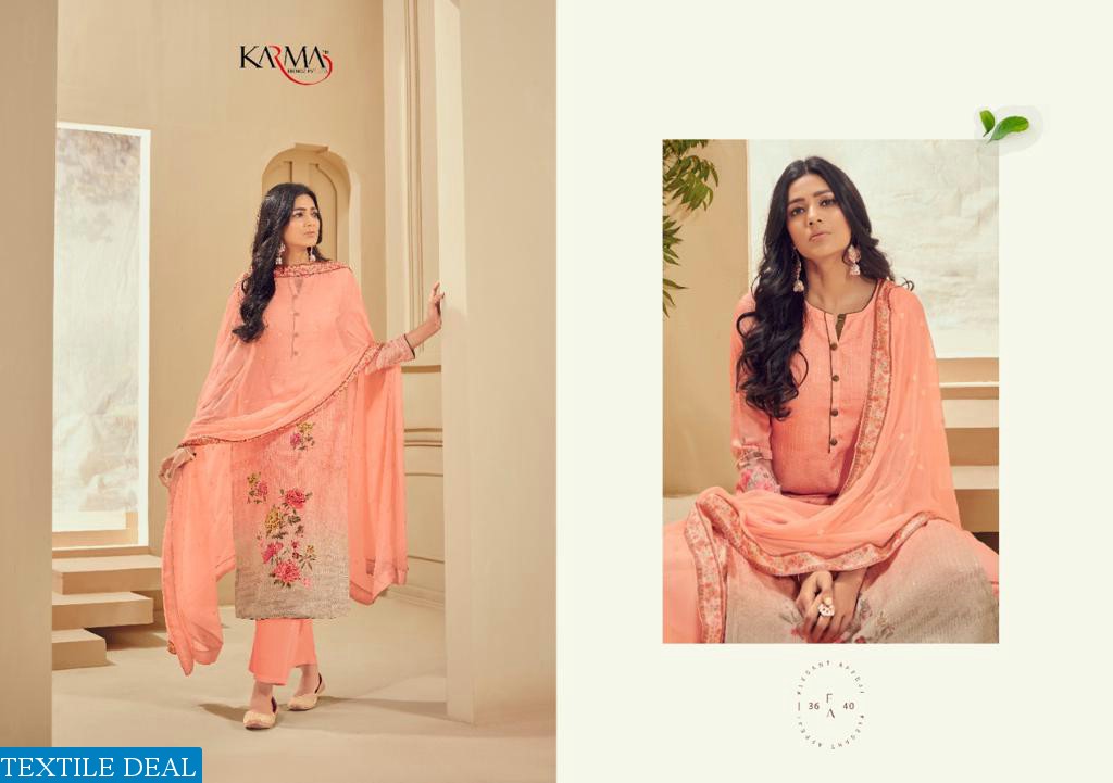 Karma Lamhaa Vol-3 Wholesale Straight Salwar Kameez