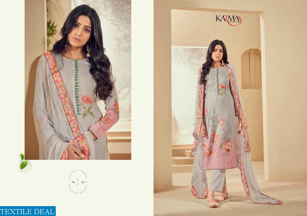 Karma Lamhaa Vol-3 Wholesale Straight Salwar Kameez