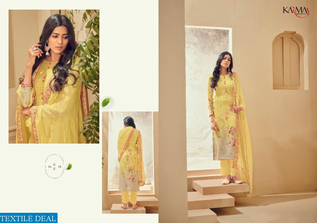 Karma Lamhaa Vol-3 Wholesale Straight Salwar Kameez