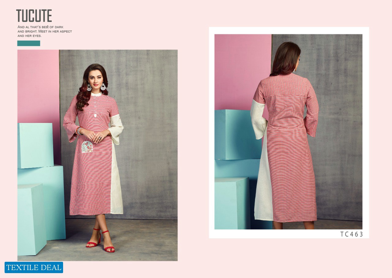 Karma Tucute 459 Series Wholesale Handloom With Embroidery Tunics