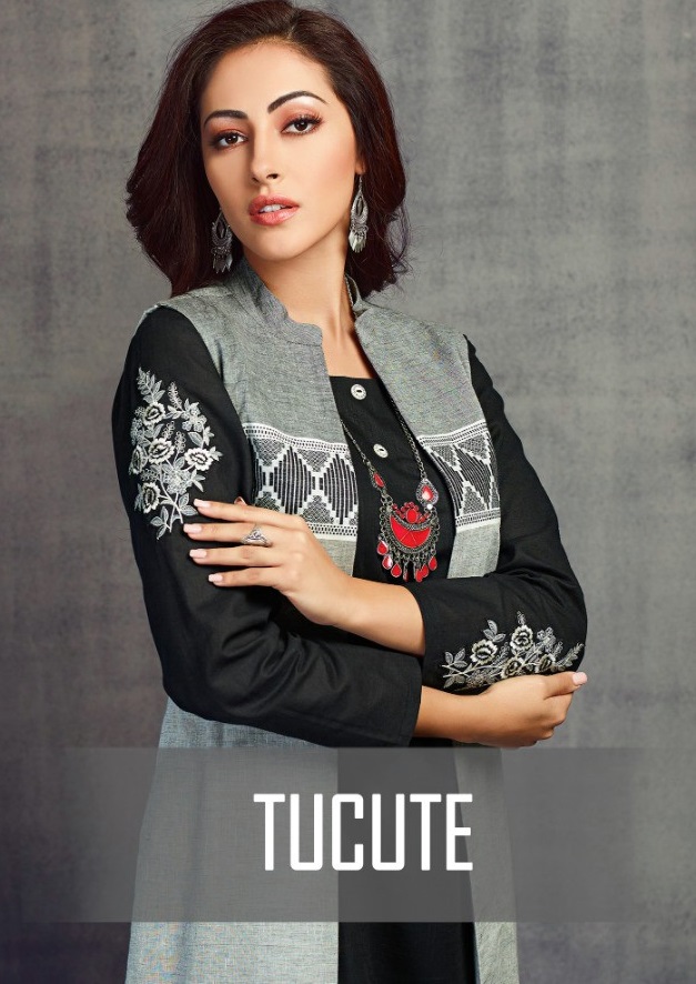Karma Tucute 459 Series Wholesale Handloom With Embroidery Tunics