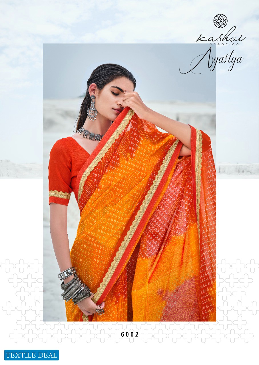 Kashvi Agastya Wholesale Georgette Fancy Sarees