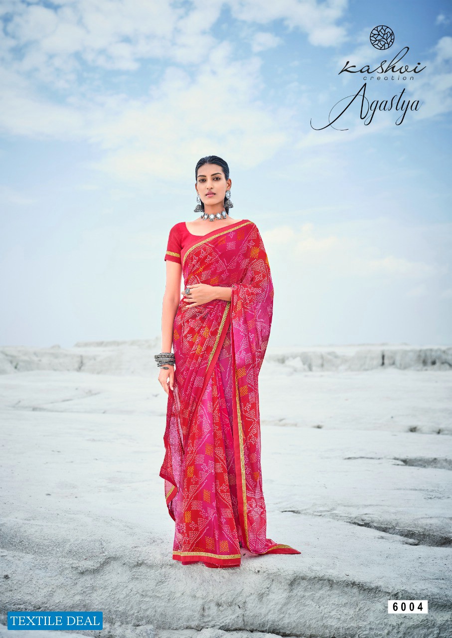 Kashvi Agastya Wholesale Georgette Fancy Sarees