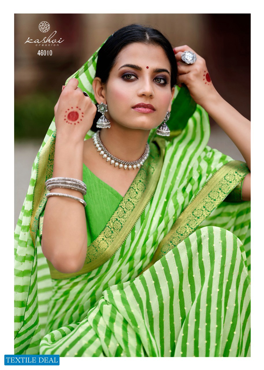 Kashvi Sadguna Wholesale Georgette Indian Saree Blouse