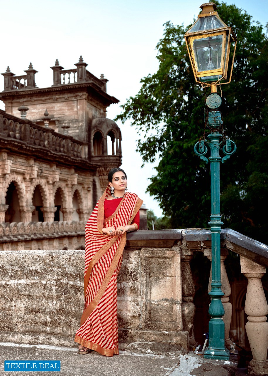 Kashvi Sadguna Wholesale Georgette Indian Saree Blouse