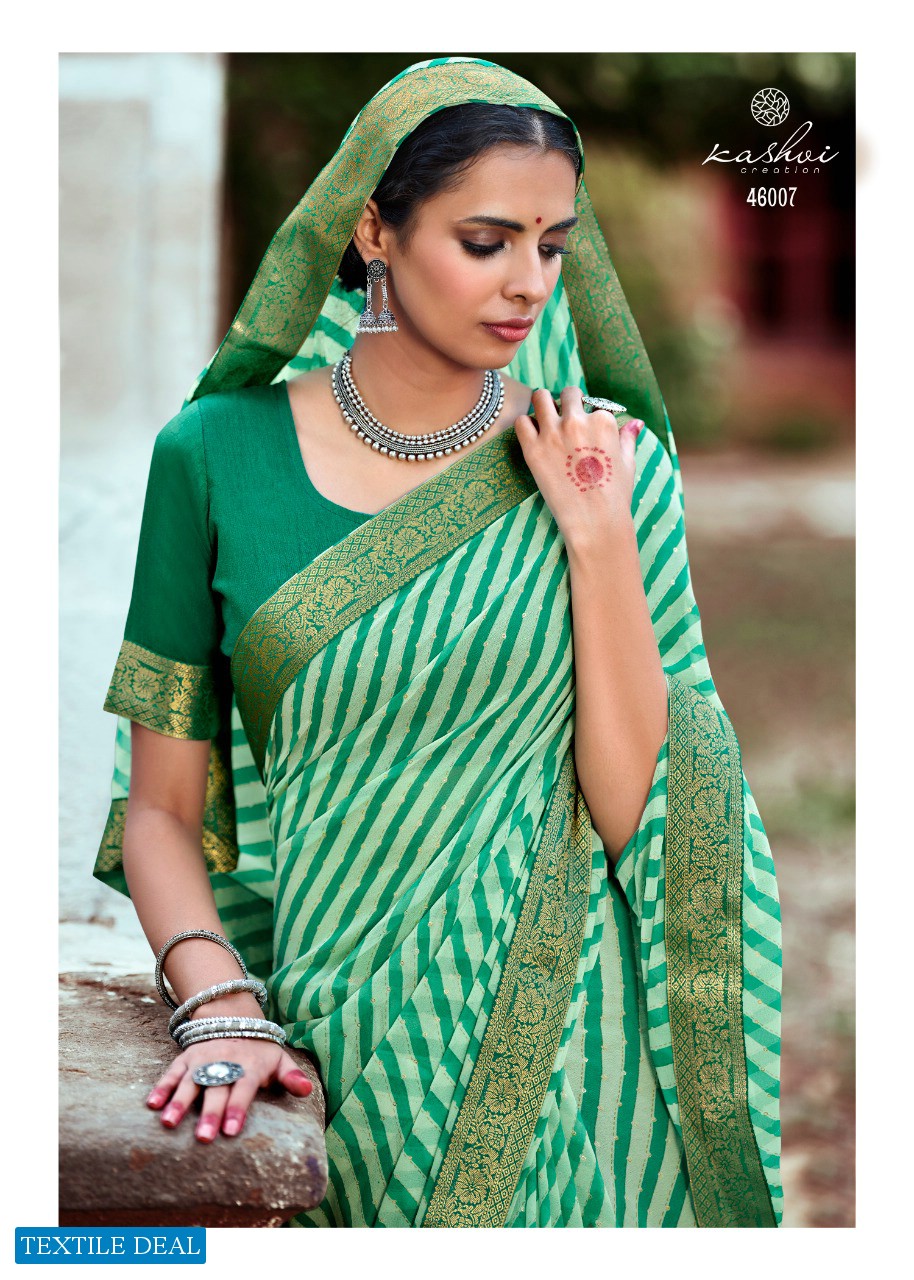 Kashvi Sadguna Wholesale Georgette Indian Saree Blouse