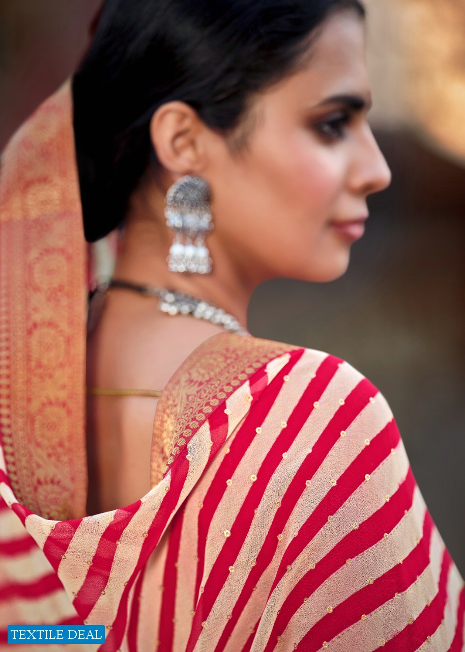 Kashvi Sadguna Wholesale Georgette Indian Saree Blouse