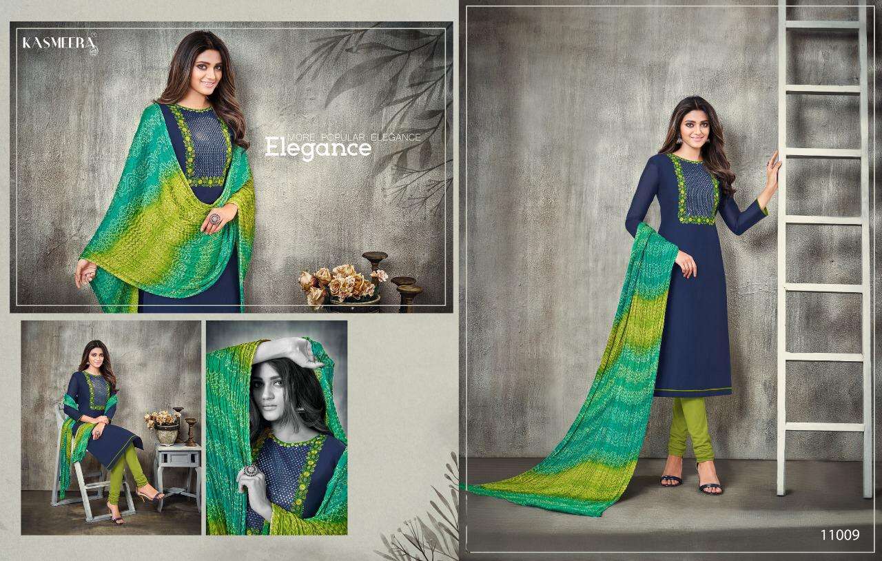 Kasmeera Kesari With Inner Dress Material Catalog