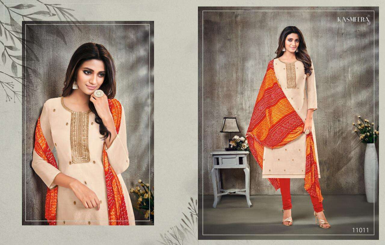 Kasmeera Kesari With Inner Dress Material Catalog