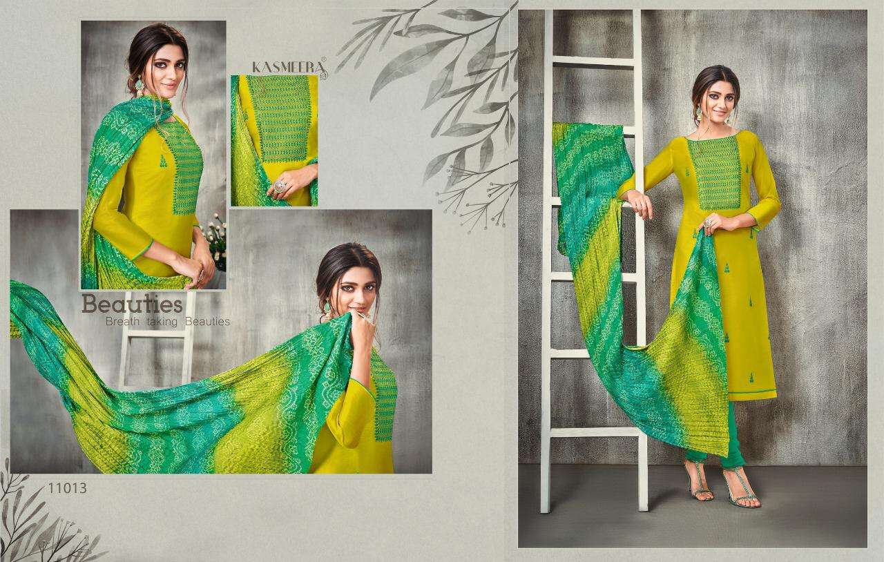 Kasmeera Kesari With Inner Dress Material Catalog
