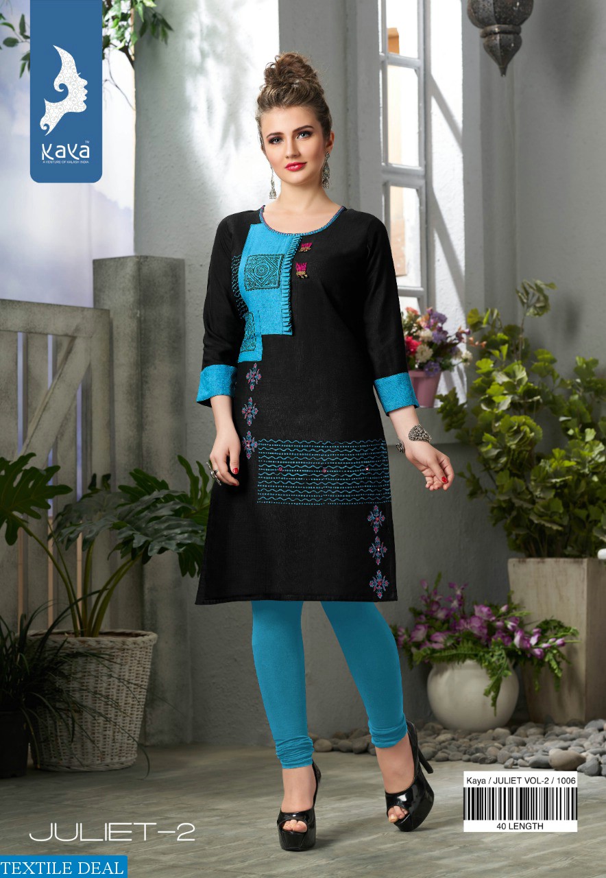 Kaya Juliet Vol-2 Wholesale long Tops