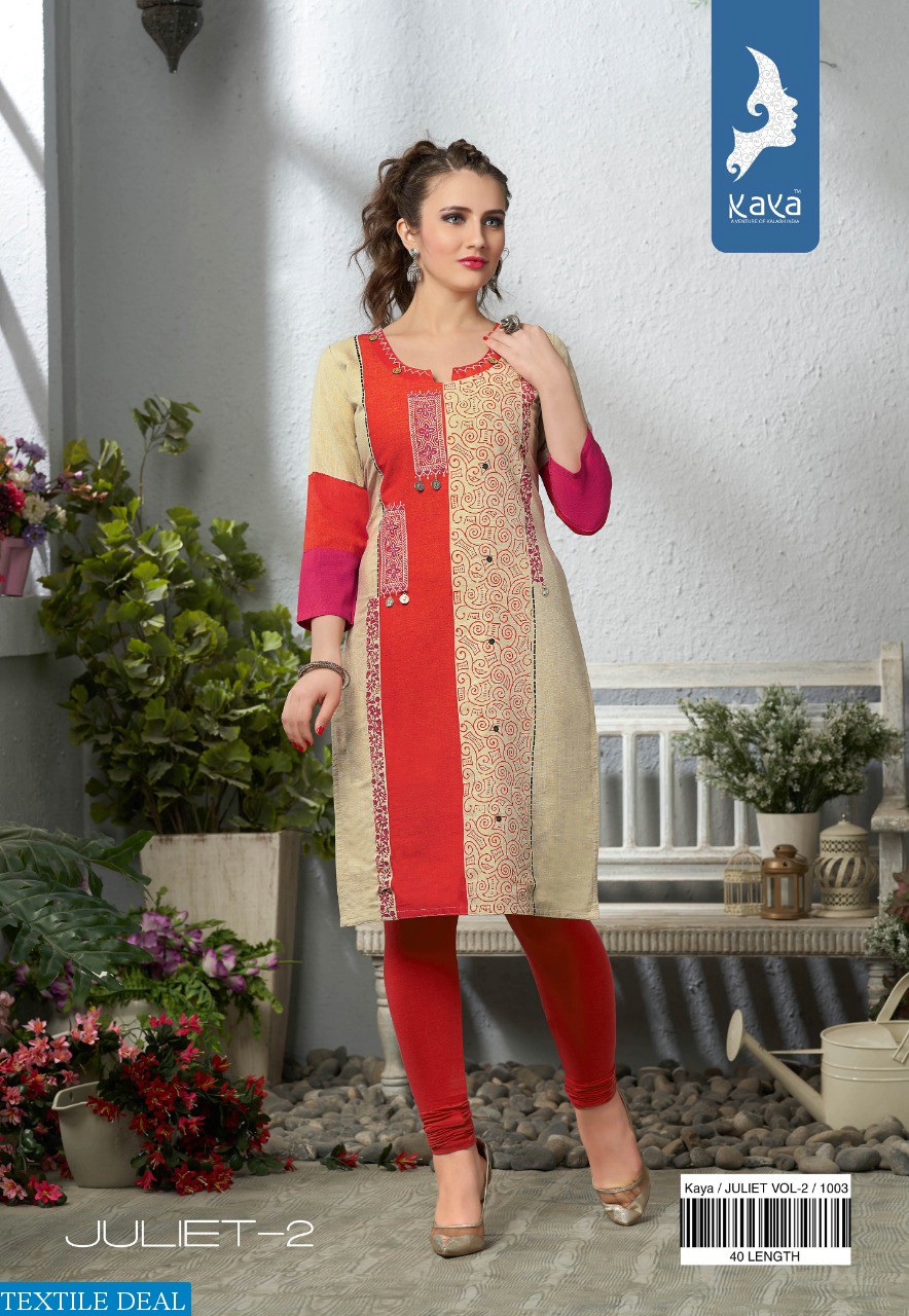 Kaya Juliet Vol-2 Wholesale long Tops