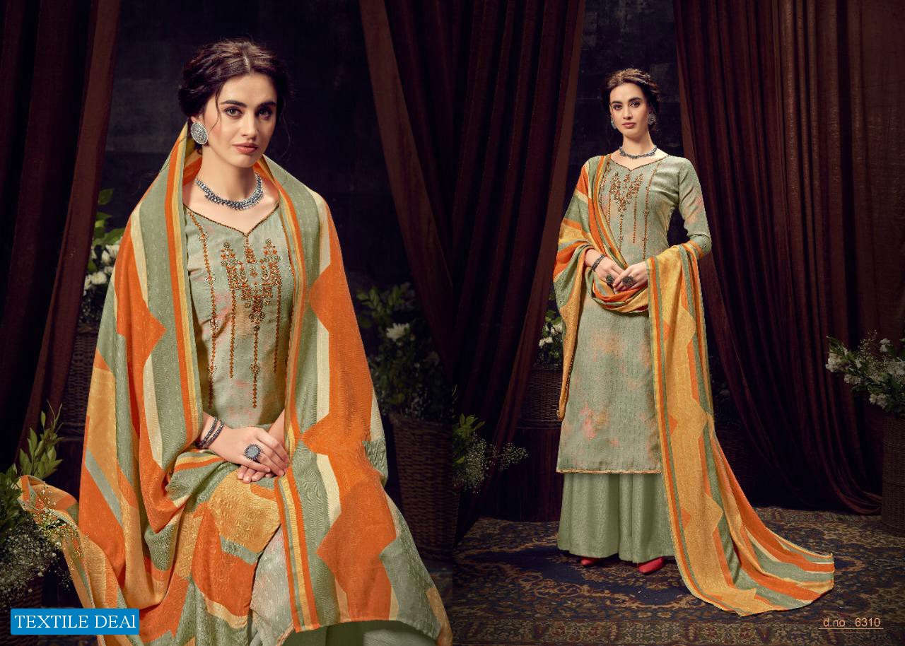Kesar Noor Wholesale Pashmina Work Dress Material