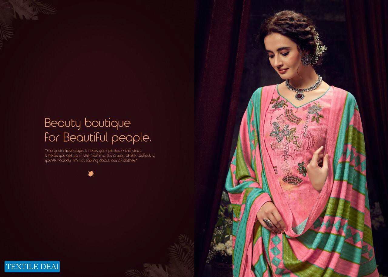 Kesar Noor Wholesale Pashmina Work Dress Material