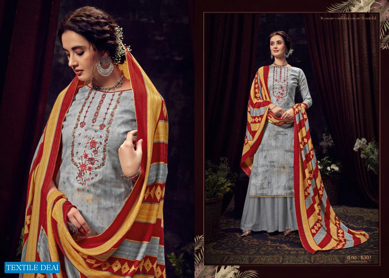 Kesar Noor Wholesale Pashmina Work Dress Material