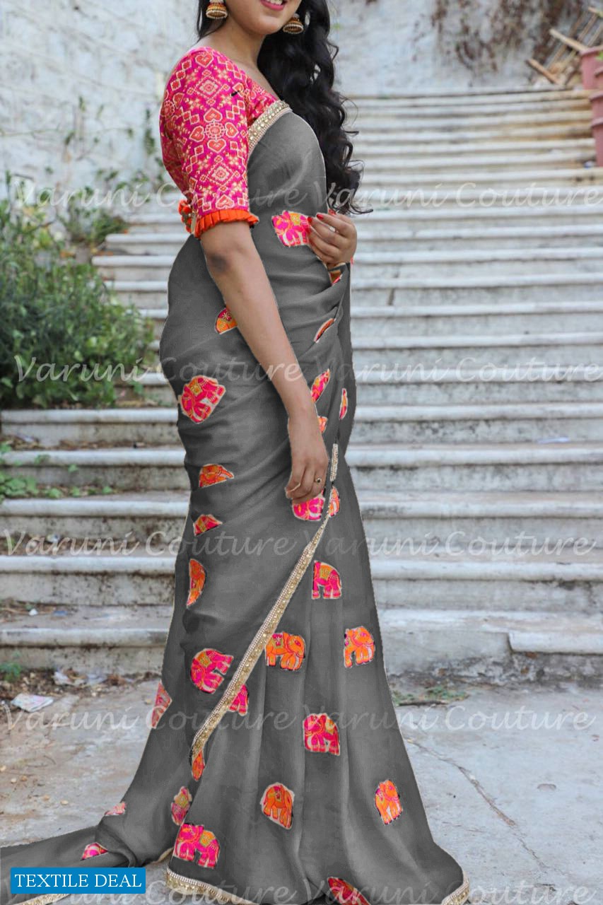 Kesar SF-7036 Wholesale Chanderi Cotton Ladies Sarees